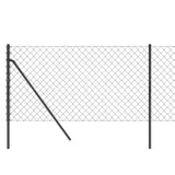 NNEVL Chain Link Fence Anthracite 1x25 m