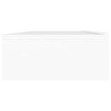 NNEVL TV Cabinet with LED Lights White 120x35x15.5 cm