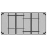 NNEVL Garden Table Anthracite 165x80x72 cm Steel Mesh
