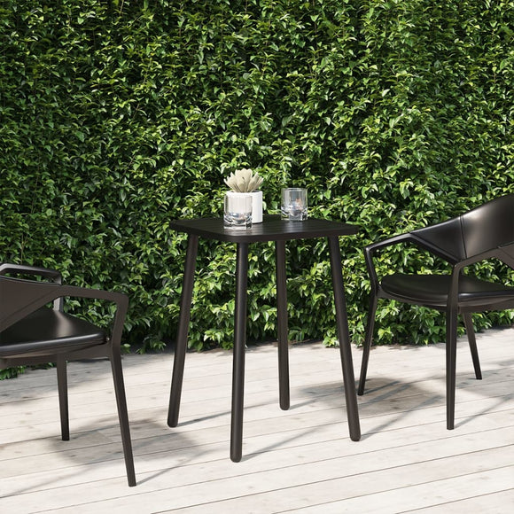 NNEVL Garden Table Anthracite 50x50x71 cm Steel