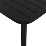 NNEVL Garden Table Anthracite 110x80x71 cm Steel