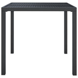 NNEVL Garden Table Anthracite 80x80x72 cm Steel