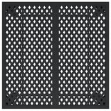 NNEVL Garden Table Anthracite 80x80x72 cm Steel