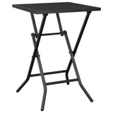 NNEVL Folding Garden Table Anthracite 50x50x72 cm Steel Mesh