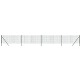 NNEVL Wire Mesh Fence Green 1.1x10 m Galvanised Steel