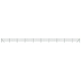 NNEVL Wire Mesh Fence Green 0.8x25 m Galvanised Steel