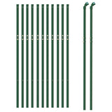 NNEVL Wire Mesh Fence Green 0.8x25 m Galvanised Steel