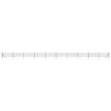 NNEVL Wire Mesh Fence Green 1x25 m Galvanised Steel
