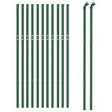 NNEVL Wire Mesh Fence Green 1x25 m Galvanised Steel