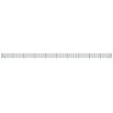 NNEVL Wire Mesh Fence with Spike Anchors Green 0.8x25 m