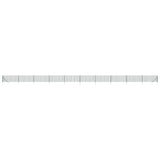 NNEVL Wire Mesh Fence with Spike Anchors Green 1x25 m