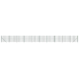 NNEVL Wire Mesh Fence with Spike Anchors Green 1.6x25 m