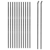 NNEVL Wire Mesh Fence Anthracite 1.8x25 m Galvanised Steel