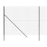 NNEVL Wire Mesh Fence Anthracite 1.8x25 m Galvanised Steel