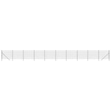 NNEVL Wire Mesh Fence Anthracite 1.4x25 m Galvanised Steel