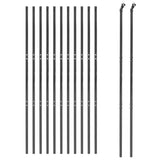 NNEVL Wire Mesh Fence Anthracite 1.6x25 m Galvanised Steel