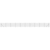 NNEVL Wire Mesh Fence with Flange Anthracite 1.4x25 m