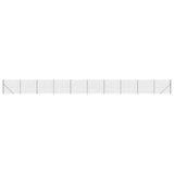 NNEVL Wire Mesh Fence with Flange Anthracite 1.6x25 m