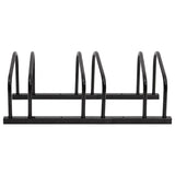 NNEVL Bike Rack for 3 Bikes Black Steel