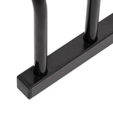 NNEVL Bike Rack for 3 Bikes Black Steel