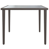 NNEVL Garden Table Grey 48x48x37 cm Steel