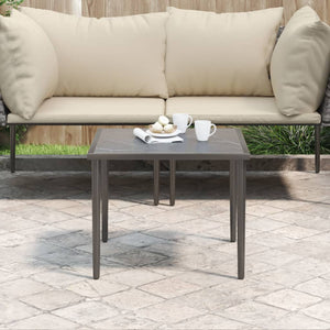NNEVL Garden Table Grey 48x48x37 cm Steel
