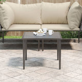 NNEVL Garden Table Grey 48x48x37 cm Steel