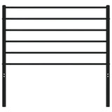 NNEVL Metal Headboard Black 107 cm