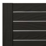 NNEVL Sun Lounger Black 155x58x83 cm Polypropylene