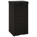 NNEVL Outdoor Garbage Bin Black 41x41x86 cm Polypropylene