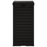 NNEVL Outdoor Garbage Bin Black 41x41x86 cm Polypropylene