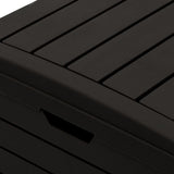 NNEVL Outdoor Garbage Bin Black 41x41x86 cm Polypropylene