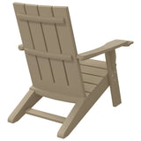 NNEVL Garden Adirondack Chair Light Brown 75x88.5x89.5cm Polypropylene