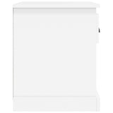 NNEVL Bedside Cabinet White 39x39x47.5 cm Engineered Wood