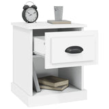 NNEVL Bedside Cabinets 2 pcs White 39x39x47.5 cm Engineered Wood