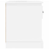 NNEVL Bedside Cabinets 2 pcs High Gloss White 39x39x47.5 cm Engineered Wood