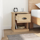 NNEVL Bedside Cabinet Sonoma Oak 39x39x47.5 cm Engineered Wood