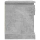 NNEVL Bedside Cabinet Concrete Grey 39x39x47.5 cm Engineered Wood