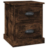 NNEVL Bedside Cabinet Smoked Oak 39x39x47.5 cm Engineered Wood