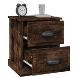 NNEVL Bedside Cabinet Smoked Oak 39x39x47.5 cm Engineered Wood