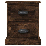 NNEVL Bedside Cabinet Smoked Oak 39x39x47.5 cm Engineered Wood
