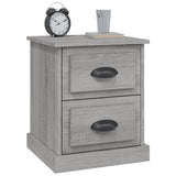 NNEVL Bedside Cabinets 2 pcs Grey Sonoma 39x39x47.5 cm Engineered Wood