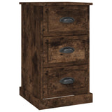 NNEVL Bedside Cabinet Smoked Oak 39x39x67 cm Engineered Wood