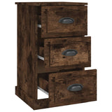 NNEVL Bedside Cabinet Smoked Oak 39x39x67 cm Engineered Wood
