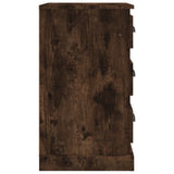 NNEVL Bedside Cabinet Smoked Oak 39x39x67 cm Engineered Wood