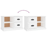 NNEVL TV Cabinet White 73x35.5x47.5 cm Engineered Wood