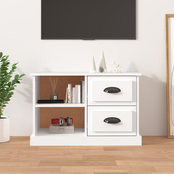 NNEVL TV Cabinet White 73x35.5x47.5 cm Engineered Wood