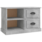 NNEVL TV Cabinet Concrete Grey 73x35.5x47.5 cm Engineered Wood
