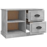 NNEVL TV Cabinet Concrete Grey 73x35.5x47.5 cm Engineered Wood