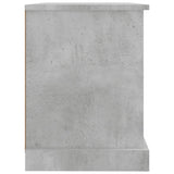 NNEVL TV Cabinet Concrete Grey 73x35.5x47.5 cm Engineered Wood